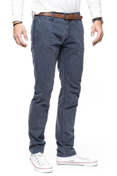 TOM TAILOR TRAVIS SLIM CHINO WITH BELT NAVY
