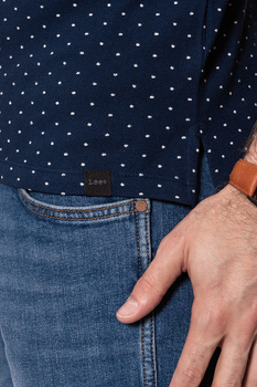 LEE POLKADOT POLO DEEP INDIGO L60UPZPS