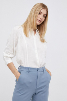 LEE VOLUME SLEEVE SHIRT DAMSKA KOSZULA MATERIAŁOWA WHITE CANVAS L45BXKRR 112140138