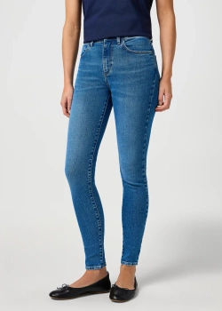 DAMSKIE SPODNIE WRANGLER HIGH SKINNY URBAN HAZE 112362302
