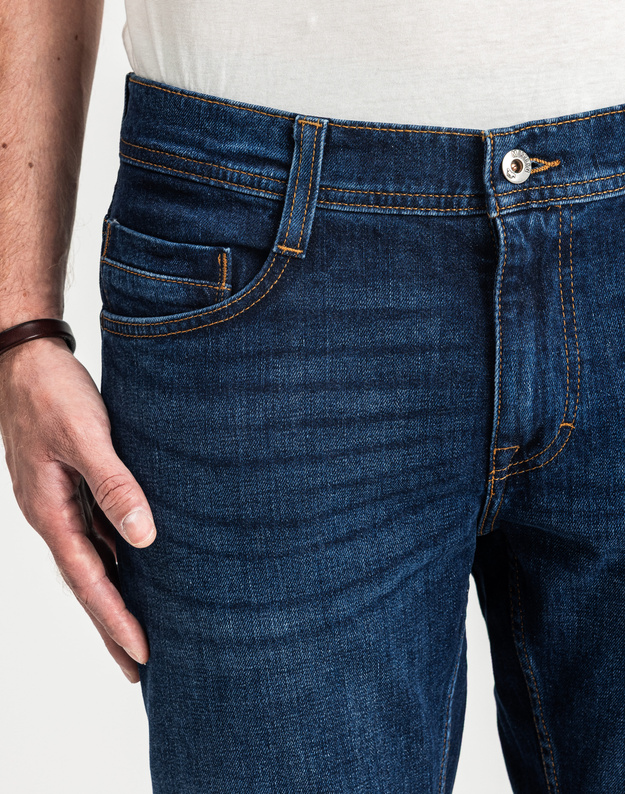 MUSTANG OREGON SLIM MĘSKIE SPODNIE JEANSOWE JEANSY DŻINSY  DENIM BLUE 1015041 5000 982
