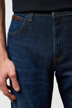 MESKIE SPODNIE  WRANGLER TEXAS SLIM SADDLE SUNSET 112371379