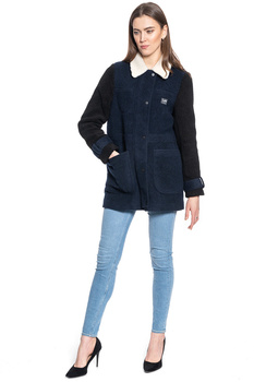 DAMSKA KURTKA PRZEJŚCIOWA LEE WOOL COAT REGULAR FIT SKY CAPTAIN L56GMZHY 112113051