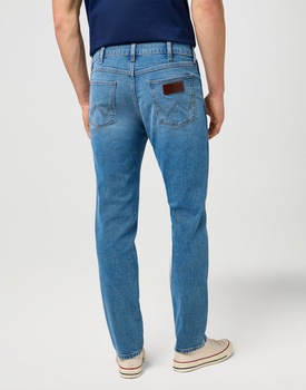 MESKIE SPODNIE WRANGLER LARSTON COASTAL BLUE 112371569