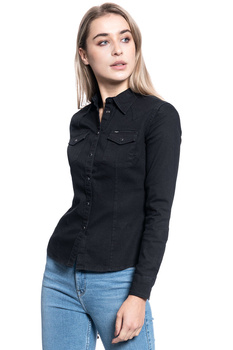 DAMSKA KOSZULA JEANSOWA LEE SLIM WESTERN SHIRT BLACK L45RGV01 112110413