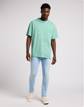 LEE MĘSKA KOSZULKA LEE LOOSE LOGO TEE INTUITION GREY 112349094