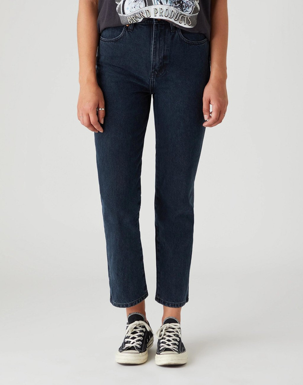 SPODNIE DAMSKIE WRANGLER WILD WEST BLUE BLACK W2H2D531C 112128610