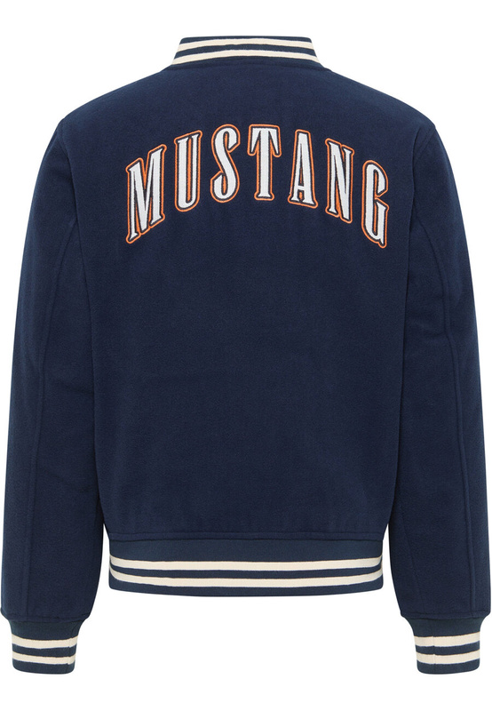 MUSTANG Rigby MĘSKA KURTKA Z NADRUKAMI Dress Blues 1014779 5334