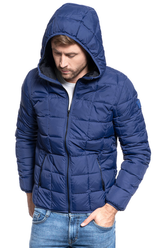 KURTKA ZIMOWA WRANGLER THE PUFFER PATRIOT BLUE W4C6WRX5H 112129101