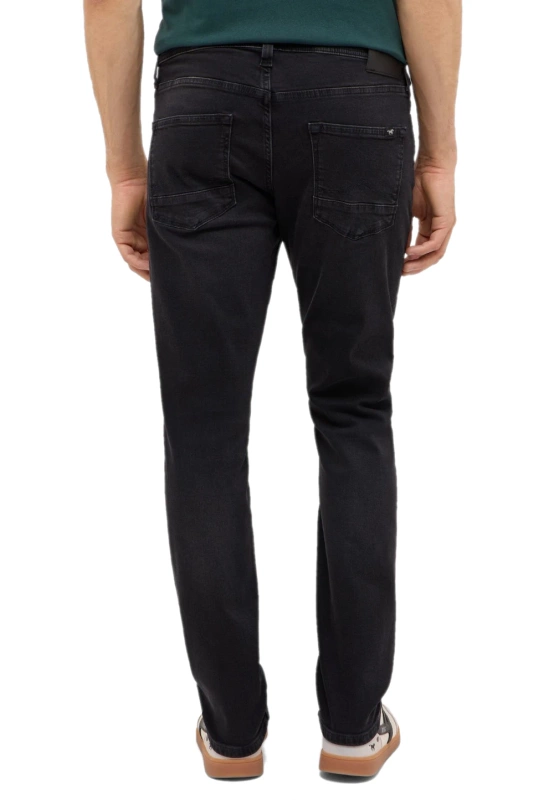 Męskie Spodnie jeansowe Mustang Style Vegas Slim Denim Black 1016794 4000 982