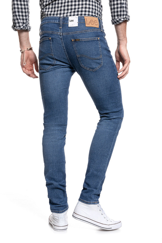 LEE MALONE MĘSKIE SPODNIE JEANSOWE JEANSY EASY BLUE L736DIZK 112120015