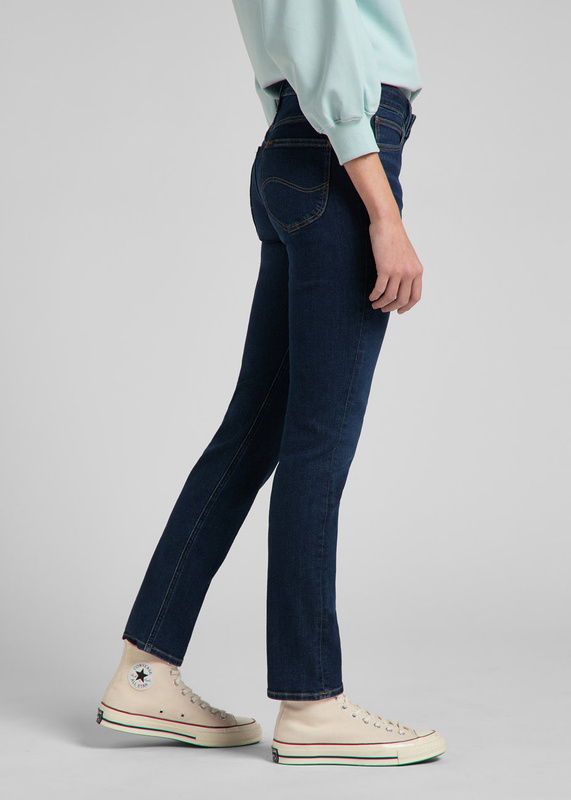 LEE ELLY DAMSKIE SPODNIE JEANSOWE DARK DAISY L305QDWB 112145004