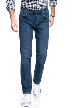 SPODNIE MĘSKIE WRANGLER REGULAR BLUE BLACK W10SHN361 112126003