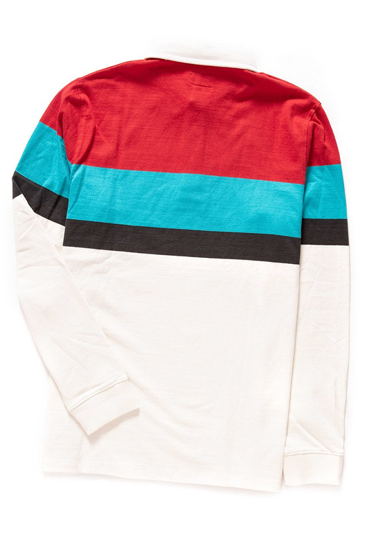 WRANGLER LS RUGBY POLO OFFWHITE W7C22GS02 112131653