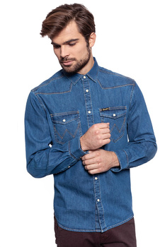WRANGLER CLASSIC WESTERN MID INDIGO W5834O18E