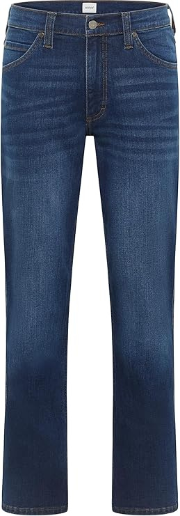 Męskie Spodnie Jeansowe Mustang Style Tramper Straight Denim Blue 1015877 5000 701