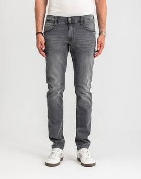 Męskie Spodnie Jeansowe Mustang Style Oregon Tapered Denim Black 1017124 4000 203