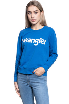 BLUZA DAMSKA WRANGLER CREW SWEAT BLUE W6Z1HYX05 112130857