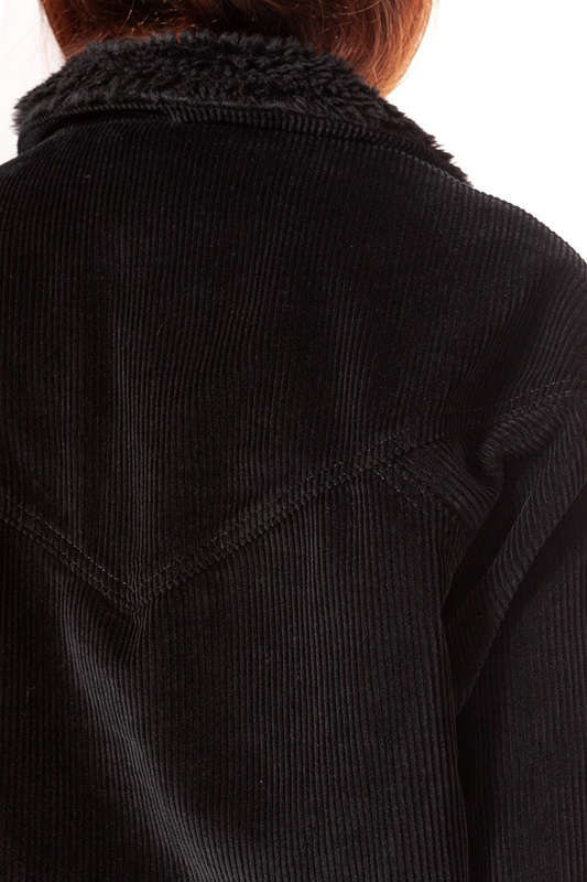 DAMSKA KURTKA PRZEJŚCIOWA WRANGLER 80´S WESTERN JACKET BLACK W422UP100 112128808