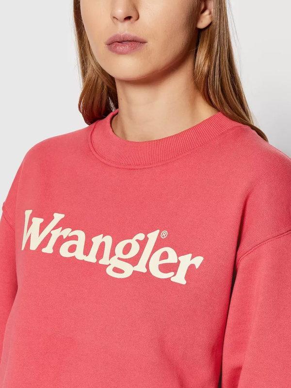 WRANGLER RETRO SWEAT DAMSKA BLUZA KLASYCZNA LOGO HOLLY BERRY W6N0HAXGH 112146216