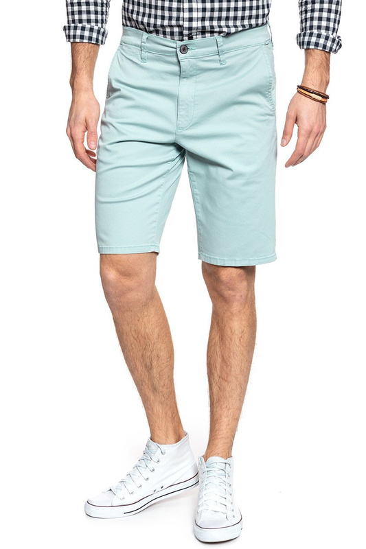 SPODENKI WRANGLER CHINO SHORT MIST BLUE W14AWA078 112126577