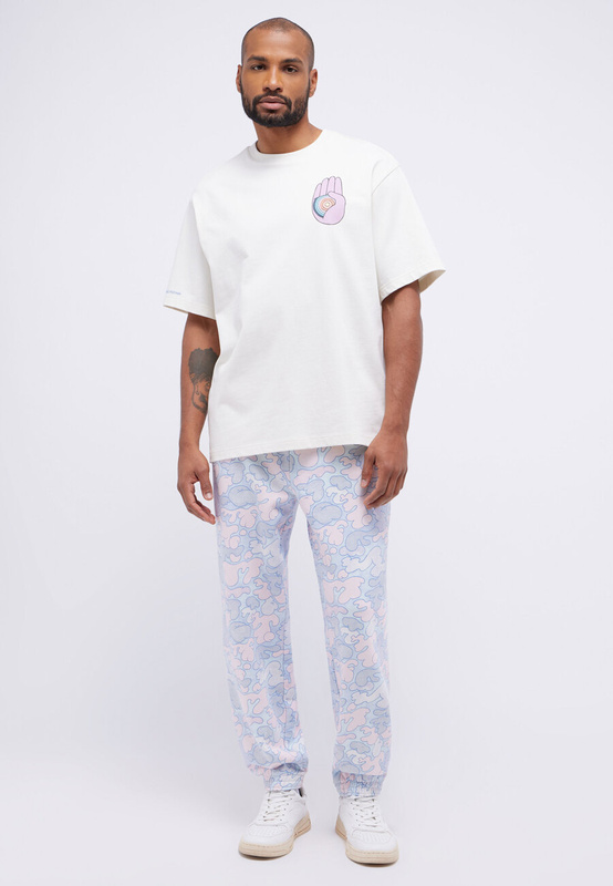 Męski T-shirt MUSTANG Unisex T-Shirt Collab Whisper White 1014956 2013