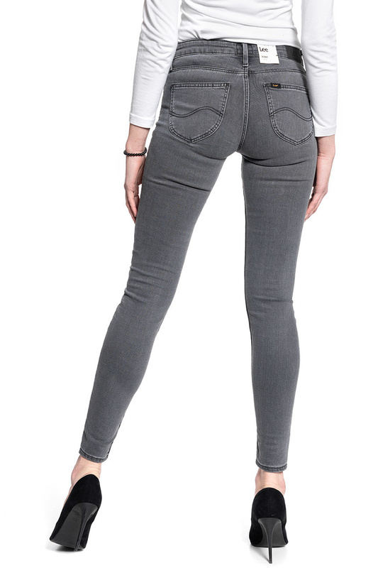 DAMSKIE SPODNIE JEANSOWE LEE SCARLETT RAVEN GREY L526YGCE 112111950