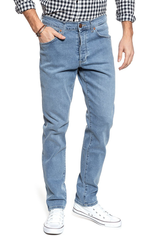 WRANGLER SPODNIE MĘSKIE SLIDER BLUE STONES W18RKP34F 112127374