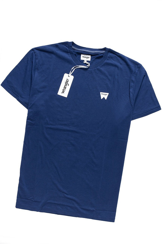WRANGLER T SHIRT T-SHIRTS SIGN OFF TEE BLUE DEPTHS W7C07D3JY 112131606