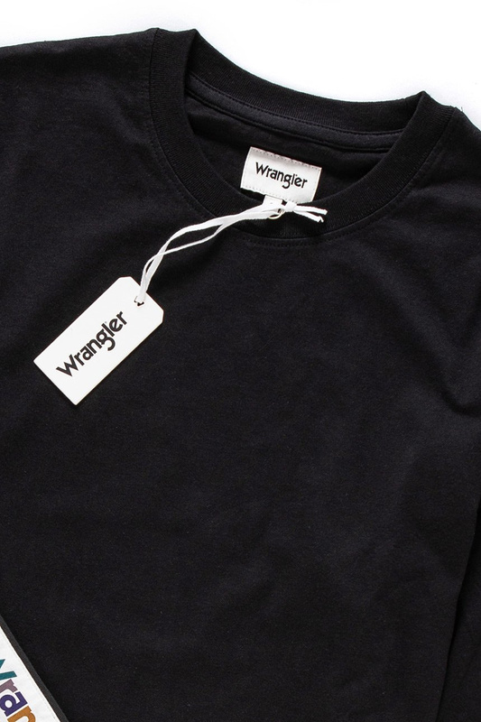WRANGLER T-SHIR LS SEASONAL LOGO BL W7B98DB01 112131573