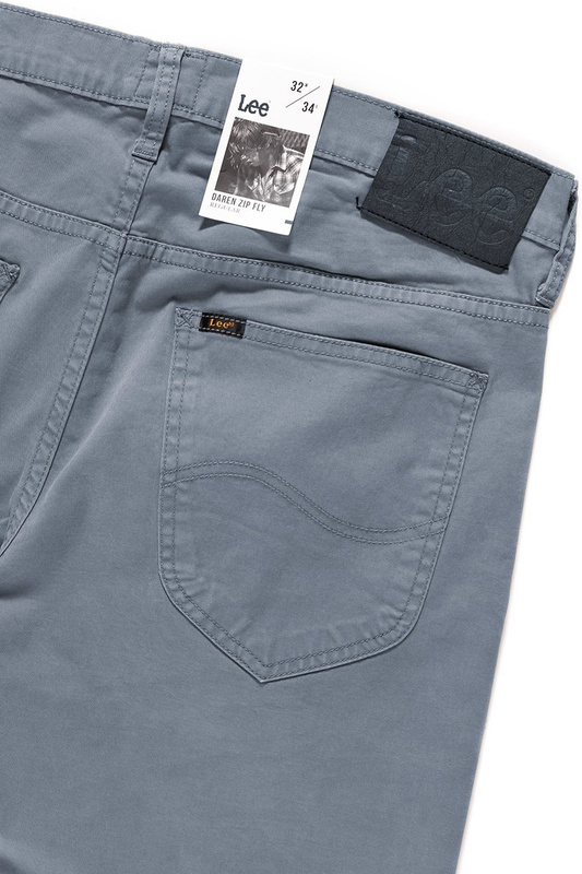 LEE SPODNIE MĘSKIE DAREN ZIP FLY DARK GREY L707SC80 112118444