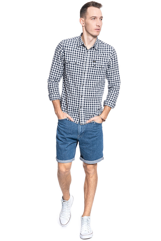 SPODENKI MĘSKIE LEE PIPES TAPERED SHORTS TIC L73ZGGEZ 112120830