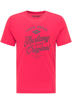 MĘSKI T-SHIRT MUSTANG ALEX C PRINT TANGO RED 1009039 7202