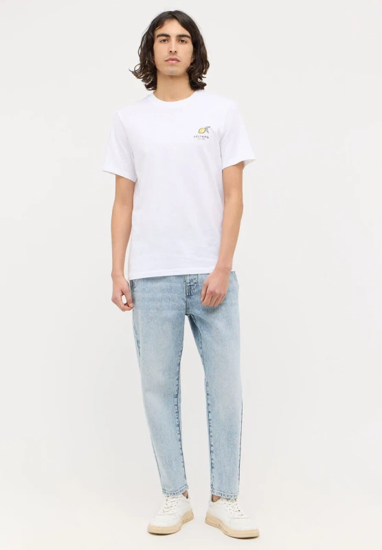 Męskie Spodnie Jeansowe Mustang Style Toledo Loose Denim Blue 1015137 5000 212