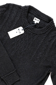 MUSTANG Heavy Knit Jumper Czarny 1006716 4151 
