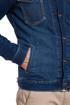 KURTKA JEANSOWA WRANGLER REGULAR JACKET SWING W443K3TK7 112128866