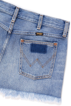 WRANGLER RETRO DAMSKA SPÓDNICA JEANSOWA CROP SKIRT FIJI W216GF127 112127761