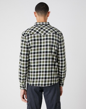 WRANGLER LS WESTERN SHIRT MĘSKA KOSZULA ABSINTHE GREEN W5ADT2XQZ 112130094