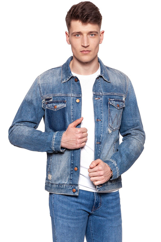 WRANGLER REGULAR JACKET BLUE SHADOW W443Y593Y