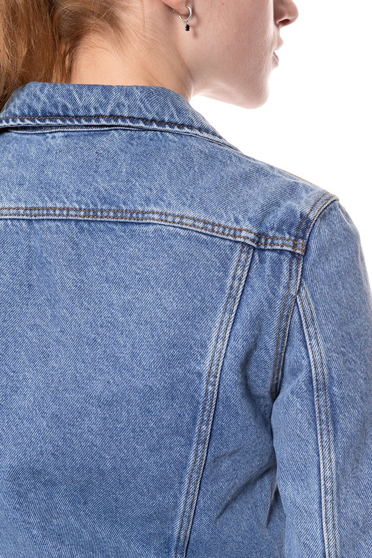 DAMSKA KURTKA JEANSOWA LEE RIDER JACKET SUPER STONEWASH L54MRD66 112112852