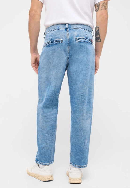 Męskie Spodnie Jeansowe Mustang Style Toledo Loose Denim Blue 1016345 5000 313