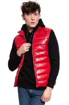 MĘSKI BEZRĘKAWNIK WRANGLER PUFFER VEST RED W4A3XTX47 112129074