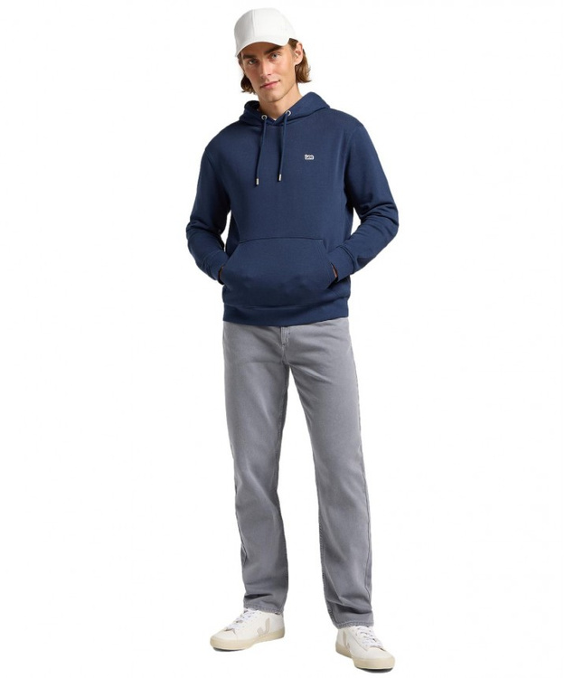 MESKA BLUZA LEE PLAIN HOODIE MOOD INDIGO 112363881