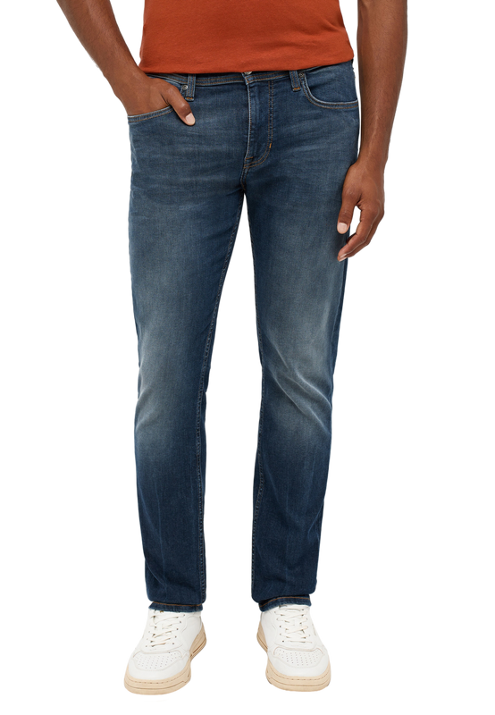 Męskie Spodnie Jeansowe Mustang Style Vegas Slim Denim Blue 1014590 5000 783