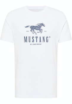 Męski T-Shirt Mustang Style Austin Bright White 1015069 2007