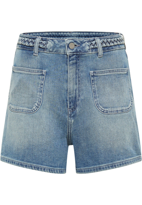 Damskie Szorty Mustang Style Purley Shorts Denim Blue 1016560 5000 332