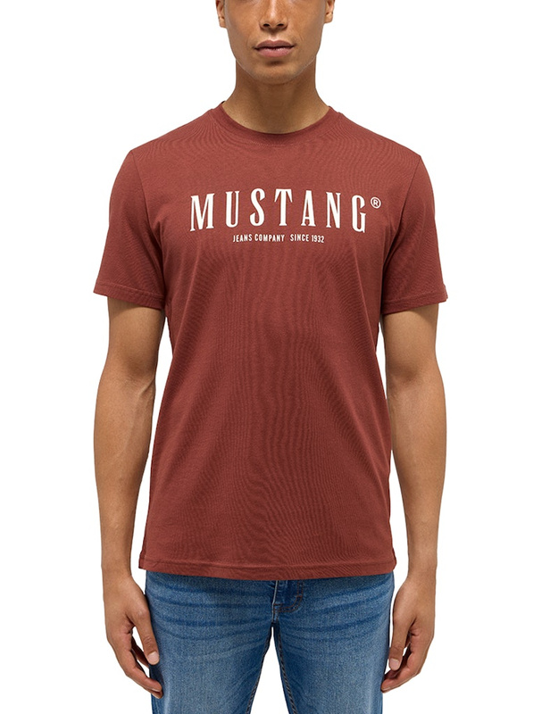 Męski T-Shirt Mustang Style Austin Cinnamon 1015826 3238