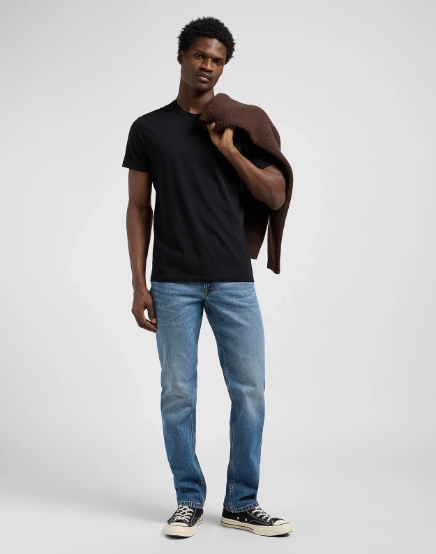 MESKIE SPODNIE  LEE BROOKLYN STRAIGHT TRUE 112371078