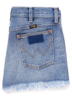 WRANGLER RETRO DAMSKA SPÓDNICA JEANSOWA CROP SKIRT FIJI W216GF127 112127761