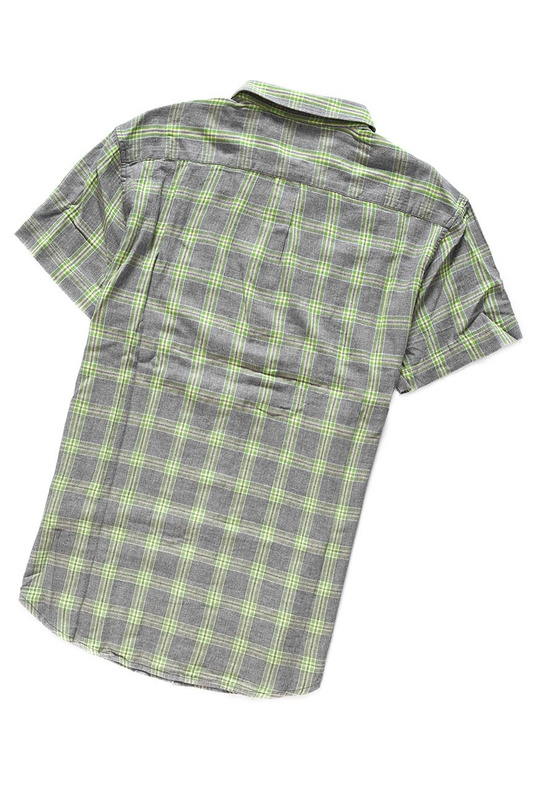 KOSZULA MĘSKA KRÓTKI RĘKAW WRANGLER SS 1PKT JADE GREEN W58606EVV 112129494